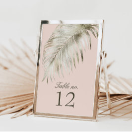Tarjeta De Confirmación De Asistencia Romántico elegante número de mesa Boda dorado