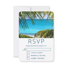 Romántico Turquesa Tropical Beach Wedding