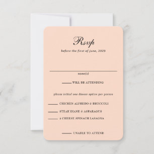 Tarjeta De Confirmación De Asistencia Rosa Boda celeste