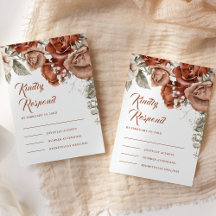 Rosas de Terracota Naranja Quemada Boda Floral
