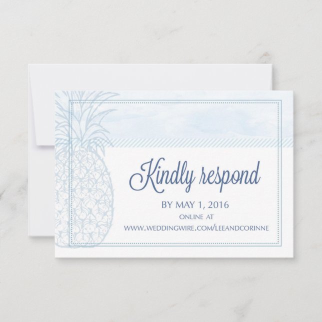 Tarjeta De Confirmación De Asistencia RSVP, 1 de mayo (Anverso)