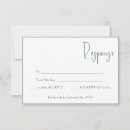 Tarjeta De Confirmación De Asistencia RSVP: ¡Ayúdanos A Planificar Nuestro Día Especial!