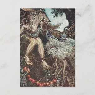 Tarjeta De Confirmación De Asistencia RSVP, sueño de la noche del verano