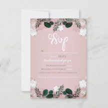 Rubor Taupe Algodón Floral Vegetación Rústica Boda
