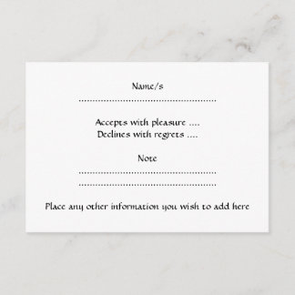 Tarjeta De Confirmación De Asistencia Sagitario. Rótulo Astrológico Zodiaco. Negro
