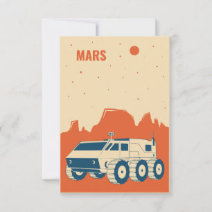 Tarjeta De Confirmación De Asistencia Satélite espacial