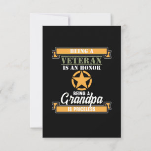 Tarjeta De Confirmación De Asistencia Ser Veterano Es Honor Feliz Día De Los Veteranos