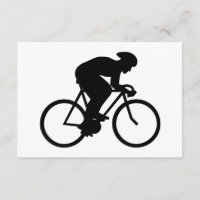 Silhouette ciclista.