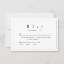 Sofisticado boda minimalista blanco y negro