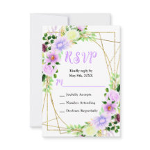 Spring Purple Flowers with Foliage