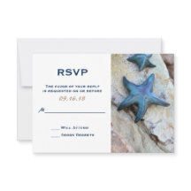 Starfish en Rocky Background Beach Wedding