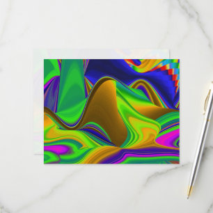 Tarjeta De Confirmación De Asistencia Summerrainbow , Resumen del Rainbowart 3D