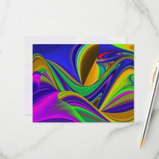 Tarjeta De Confirmación De Asistencia Summerrainbow , Resumen del Rainbowart 3D