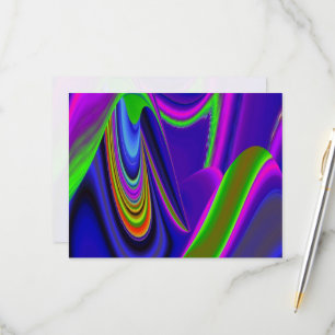 Tarjeta De Confirmación De Asistencia Summerrainbow , Resumen del Rainbowart 3D