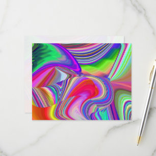 Tarjeta De Confirmación De Asistencia Summerrainbow , Resumen del Rainbowart 3D
