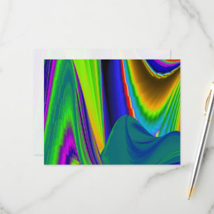 Tarjeta De Confirmación De Asistencia Summerrainbow , Resumen del Rainbowart 3D