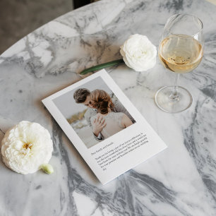 Tarjeta De Confirmación De Asistencia Tarjeta de agradecimiento de Boda de script clásic