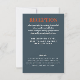 Tarjeta De Confirmación De Asistencia Tarjeta de Alojamiento Terrazzo Slab Wedding