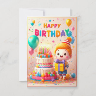 Tarjeta De Confirmación De Asistencia Tarjeta de cumpleaños feliz