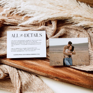 Tarjeta De Confirmación De Asistencia Tarjeta de gabinete con detalles de Boda Whimsy mo
