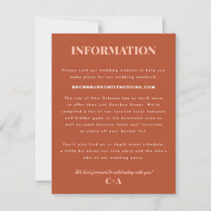 Tarjeta De Confirmación De Asistencia Tarjeta de información adicional Terrazzo Slab