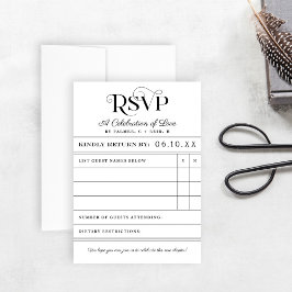 Tarjeta De Confirmación De Asistencia Tarjeta de libro de biblioteca de vintage Boda Tar