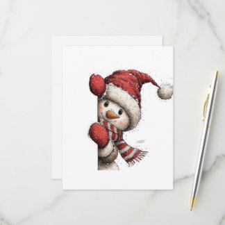 Tarjeta De Confirmación De Asistencia Tarjeta de Navidad | Saludo Festivo de Vacaciones