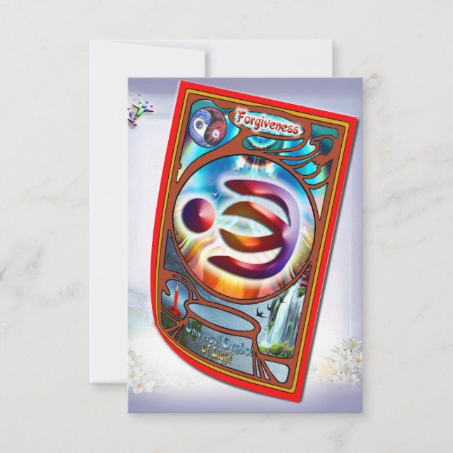 Tarjeta De Confirmación De Asistencia Tarjeta de perdón (Anverso)