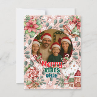 Tarjeta De Confirmación De Asistencia Tarjeta divertida de Navidad – Sólo Vibraciones Al