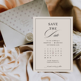Tarjeta De Confirmación De Asistencia Tarjeta elegante de monograma de boda para guardar