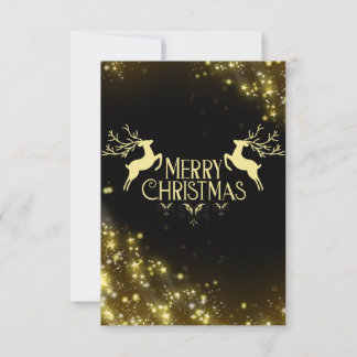 Tarjeta De Confirmación De Asistencia Tarjeta personalizado 2021 Regalos de renos para N