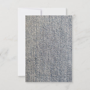 Tarjeta De Confirmación De Asistencia Tejidos de jeans