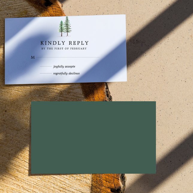 Tarjeta De Confirmación De Asistencia Timber Grove (Subido por el creador)