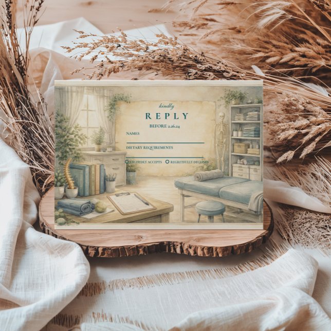 Tarjeta De Confirmación De Asistencia Timeless Physical Therapy Graduate (Subido por el creador)