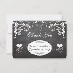 Tarjeta De Confirmación De Asistencia Tipografía de iniciales de corazón lindos en pizar