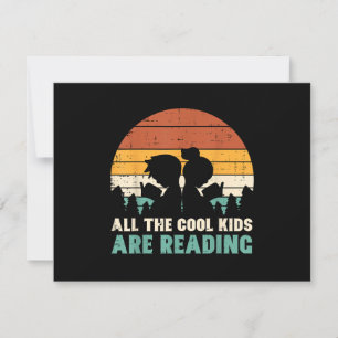 Tarjeta De Confirmación De Asistencia Todos los niños están leyendo el libro de lectura
