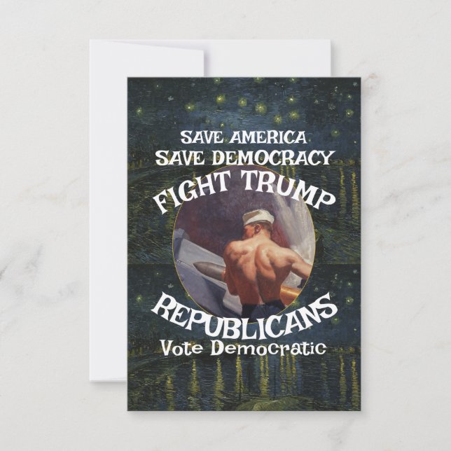 Tarjeta De Confirmación De Asistencia Trump (Anverso)