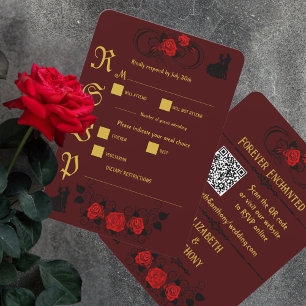 Tarjeta De Confirmación De Asistencia Un asunto elegante