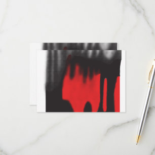 Tarjeta De Confirmación De Asistencia Un diseño gráfico rojo con un ajuste geométrico au
