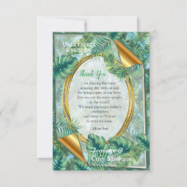 Tarjeta De Confirmación De Asistencia Un mundo fantástico con sabor tropical