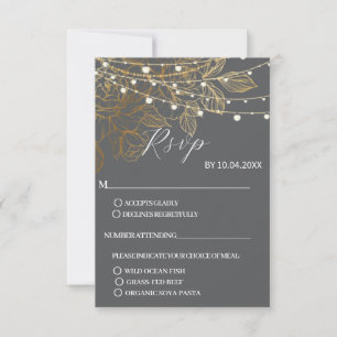 Tarjeta De Confirmación De Asistencia "Una historia de amor se desarrolla: nuestra boda
