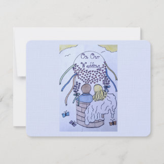 Tarjeta De Confirmación De Asistencia Up, Up and Away Response Card