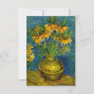 Tarjeta De Confirmación De Asistencia Van Gogh Imperial Fritillaries
