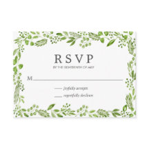 Verde de oliva rústica Boda elegante