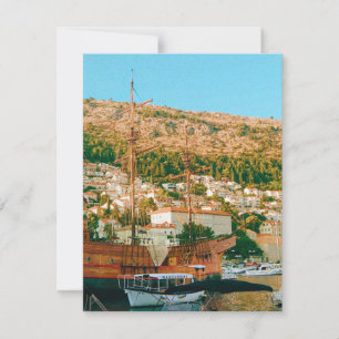 Tarjeta De Confirmación De Asistencia Viaje a Dubrovnik Croacia