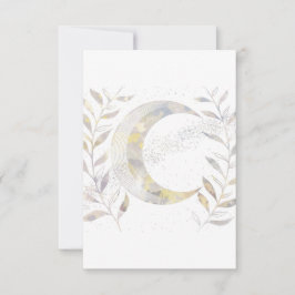 Tarjeta De Confirmación De Asistencia Vides y luna