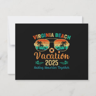 Tarjeta De Confirmación De Asistencia Virginia Beach Vacation 2025 Friends Family Summer
