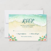 Watercolor Floral Beach Bat Mitzvah