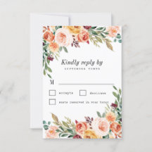 Watercolor Floral Buffet Rubor Burgundy Boda