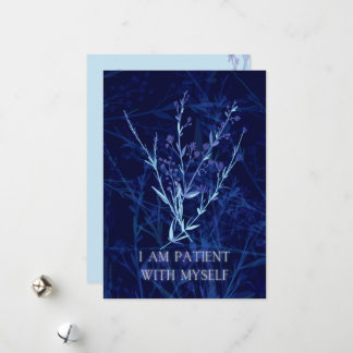 Tarjeta de confirmación de nacimiento con flores